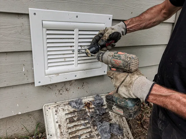 Dryer Vent Cover Replacement in Newtown