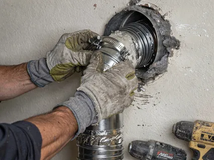 Dryer Vent Hose Installation in Newtown