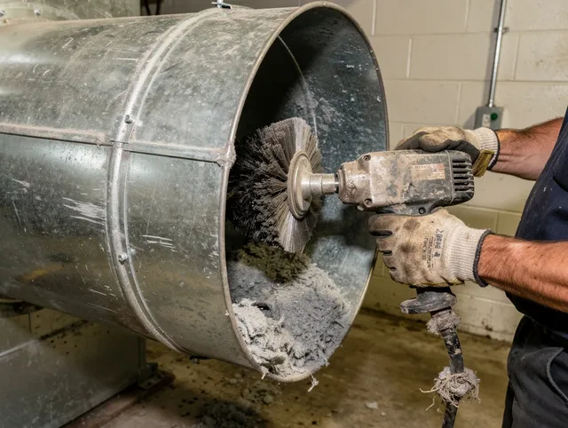 Industrial-grade dryer vent cleaning by Newtown Dryer Vent Cleaning in Newtown